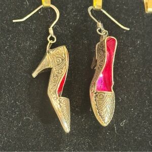 Vintage Sterling Dangle Earrings for Pierced Ears